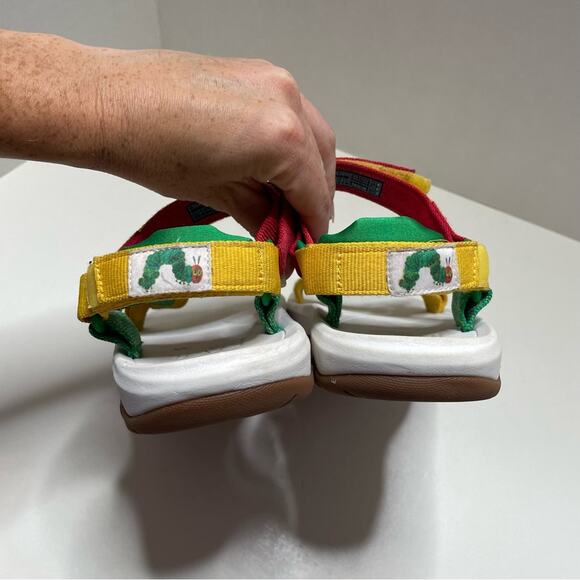 TEVA X ERIC CARLE kids sandals Size 3 Youth - Picture 5 of 6